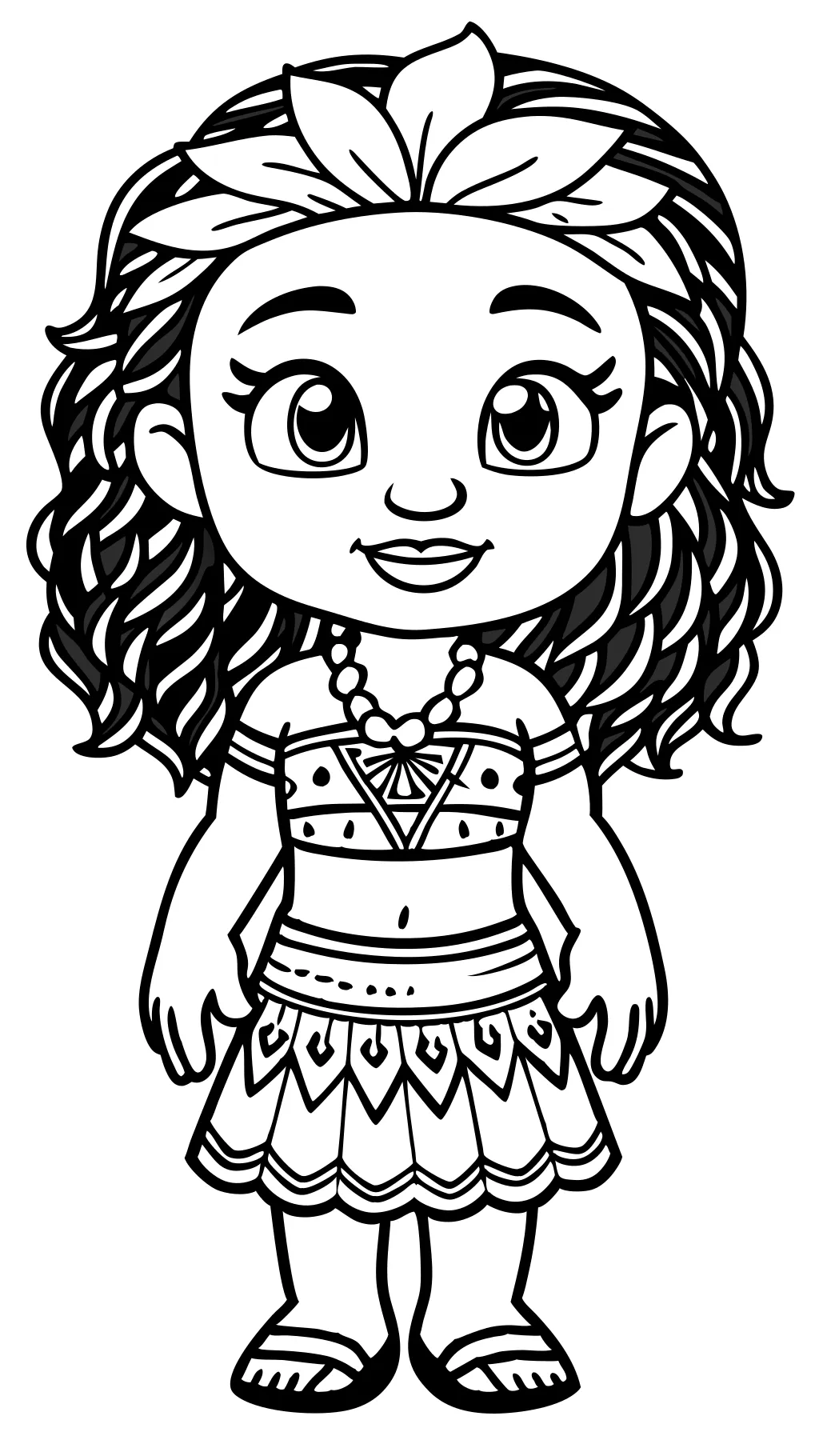 páginas para colorear de moana imprimibles